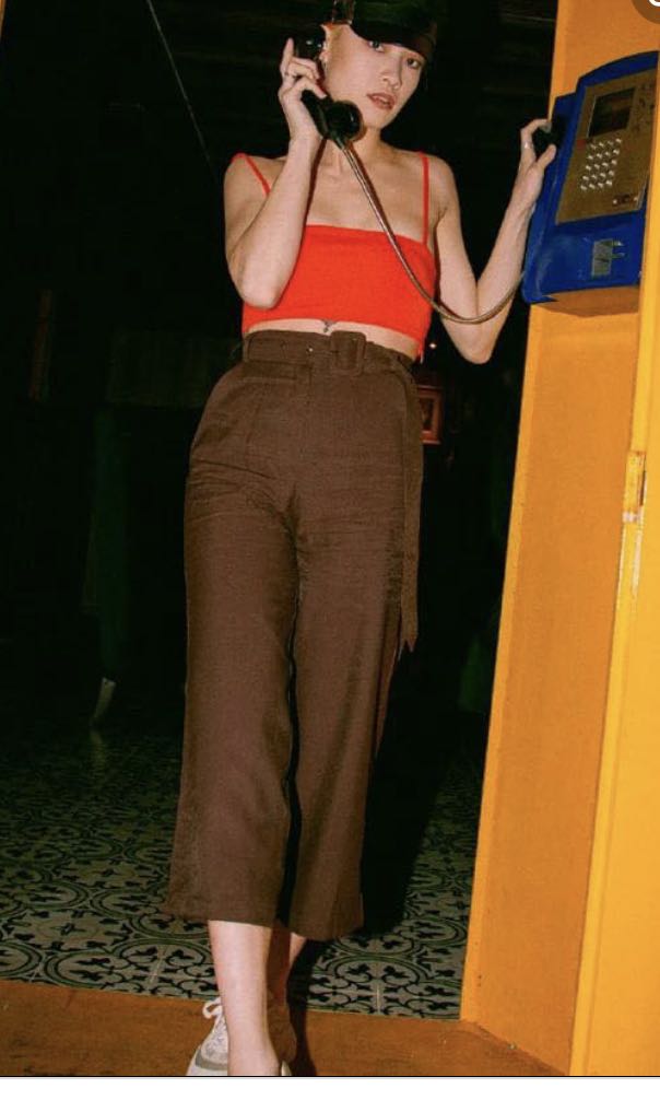 Parallel Pants in Russet Brown, Women's 