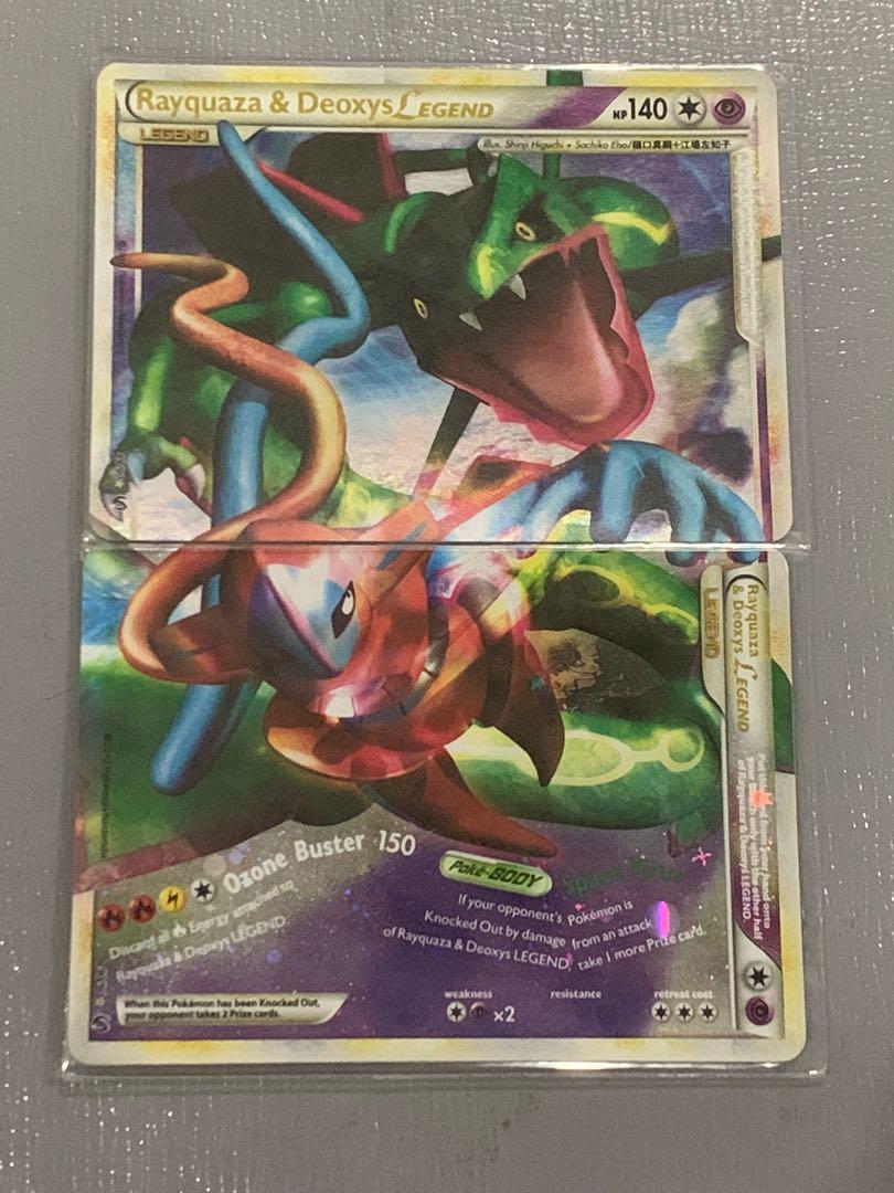 Pokemon TCG Rayquaza & Deoxys Legend Card Set, Hobbies & Toys, Toys & Games on Carousell
