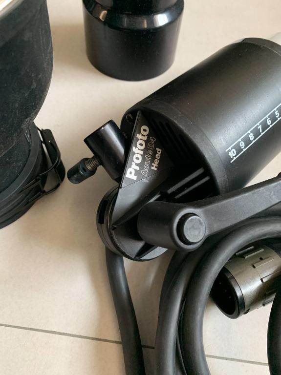 Profoto Acute 2 D4 Flash Head with Reflector, Photography, Photography