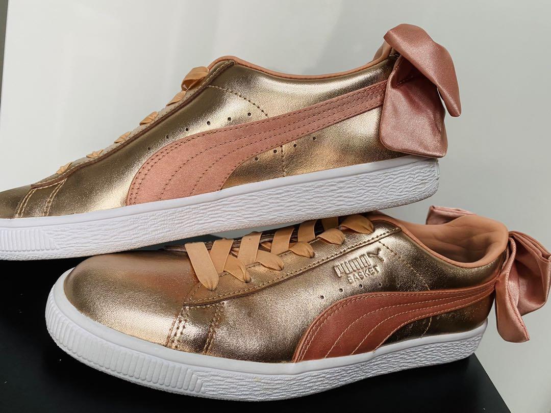 Puma basket bow sneakers Women s Fashion Footwear Sneakers on