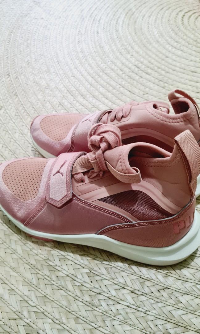 Puma High cut shoes rose gold Women s Fashion Footwear