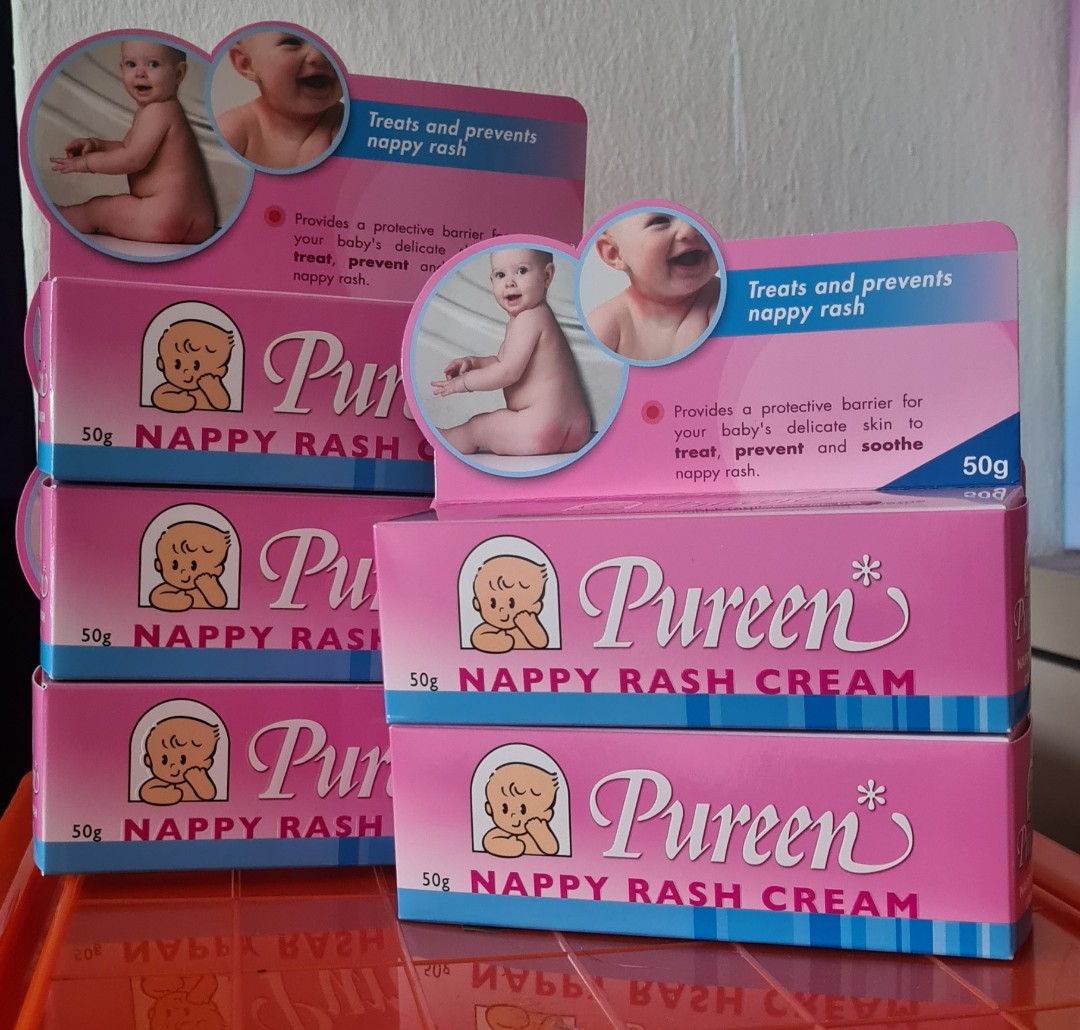 Pureen Nappy Rash Cream 50g, Babies & Kids, Bathing & Changing, Diapers