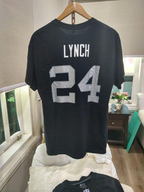 Raiders Marshawn Lynch Eligible Receiver Tee Shirt, Men's Fashion