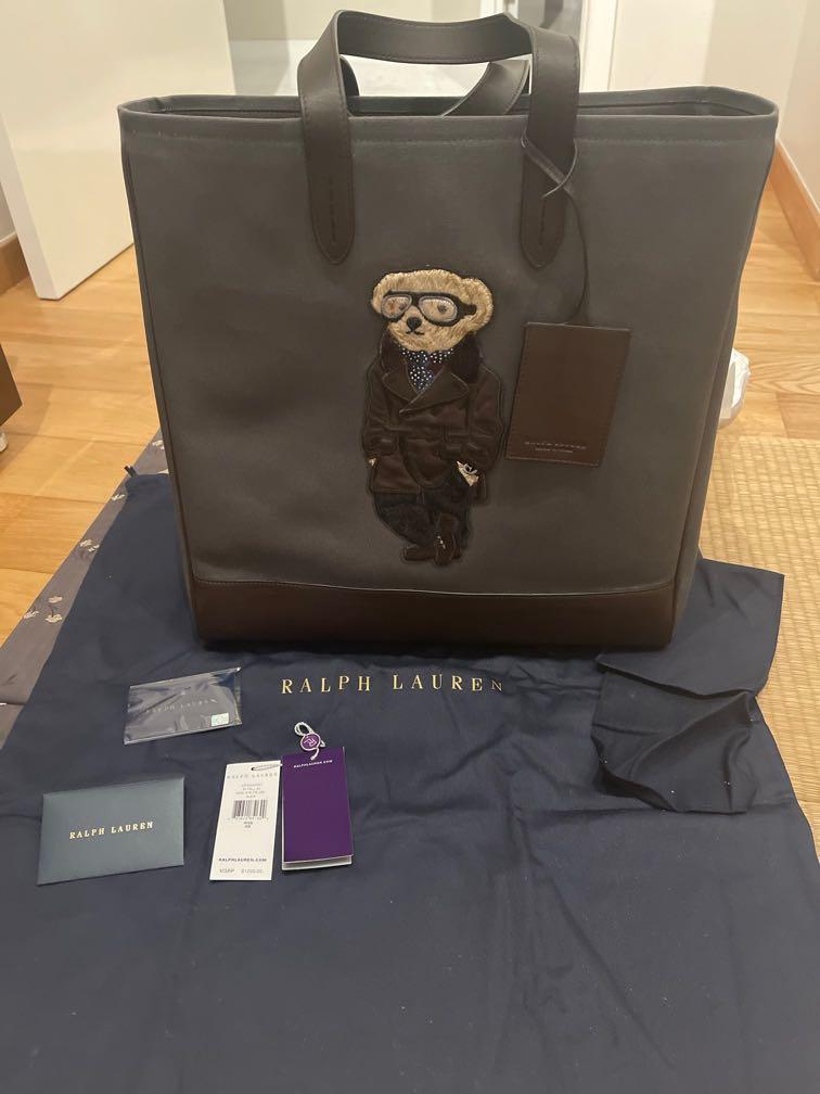 Ralph lauren bear discount bag