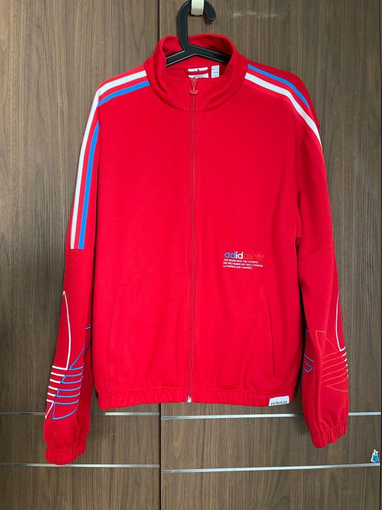 Adidas originals discount red track jacket