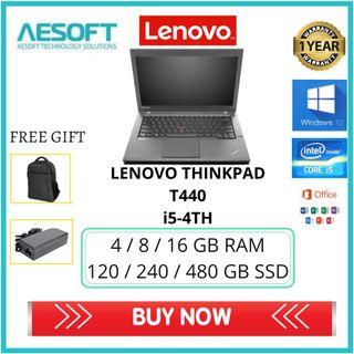 Refurbished LENOVO Laptop T440 -14" / Core i5-4TH