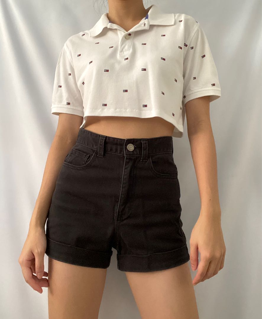 Tommy hilfiger cheap crop top outfit