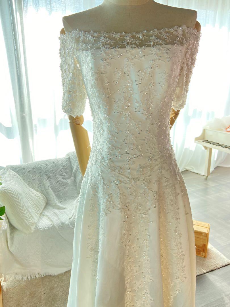 Second Hand Wedding White Dress Women s Fashion Dresses Sets