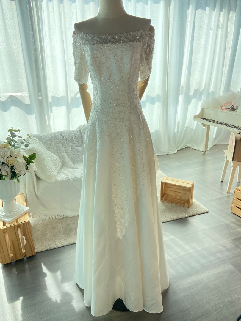 Second Hand Wedding White Dress, Women 