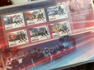 Singapore Police 200 stamps