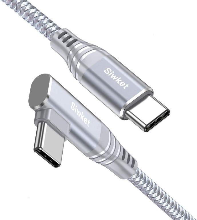 Baseus USB C to USB C Cable Zinc Alloy Nylon Braided Phone Charger Cord for MacBook Pro/Air Samsung S20 S10 iPad Pro 2020/2018 Switch etc Laptop 100W 2m PD QC 4.0 Fast Charging USB Type C Cable