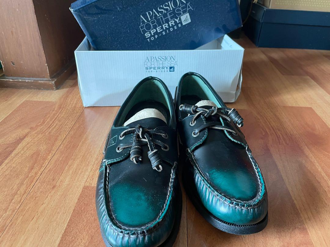 Sperry top sider green