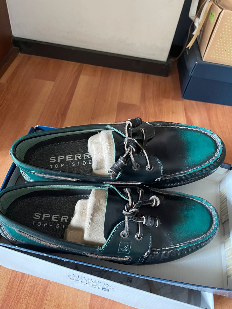Sperry top sider green store