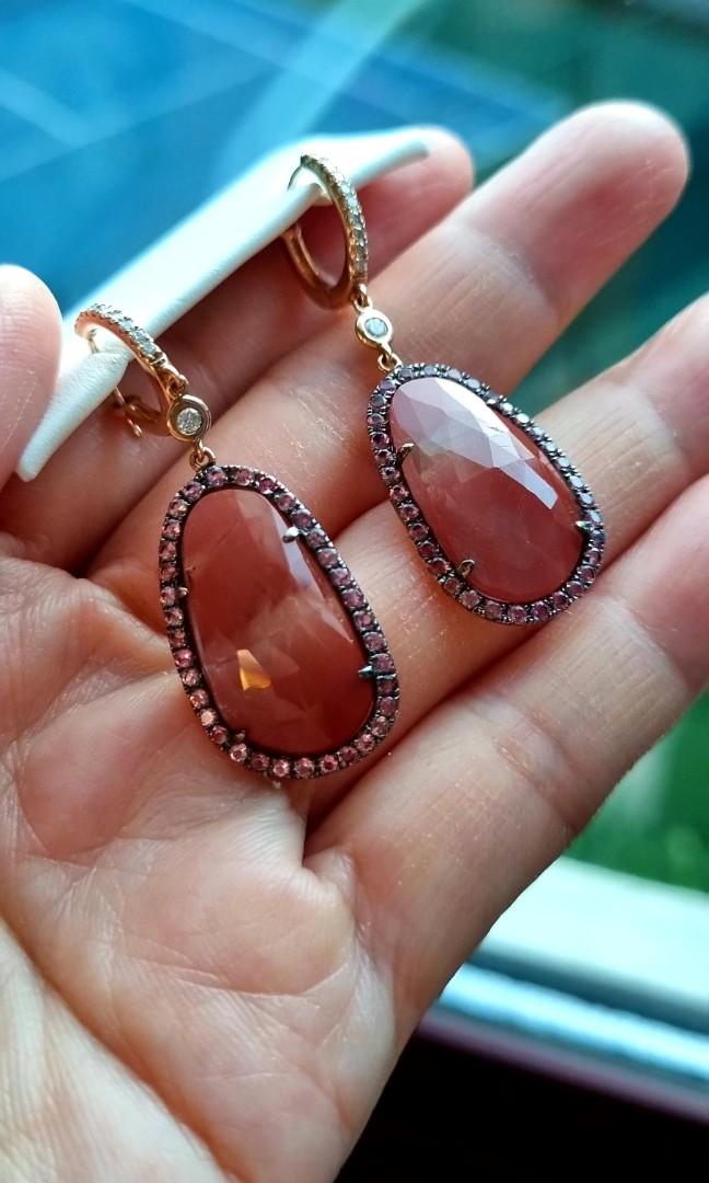 Sun 2024 stone earrings