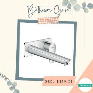 Hansgrohe Talis E Single lever basin mixer for concealed installation wall mounted with spout 22.5 cm 2 ticks 