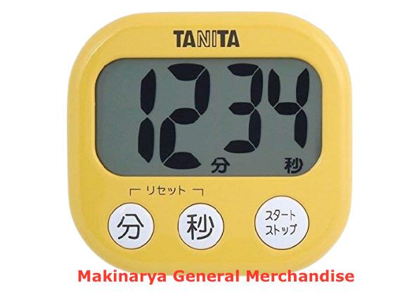 Tanita Timer Large Display (Category: Other Kitchen Appliances) located in Manila. Submitted by makinaryageneral.merchandise (Listing ID 1137089040, Image 1). Description: 1. Easy-to-read display, large button kitchen timer. 2. Large display with an easy-to-read character height of 30 mm. 3. With a stand that can be set up with a strap hole on the back of the main unit. 4. With repeat function. 5. Set time: Maximum 99 minutes 59 seconds / Minimum