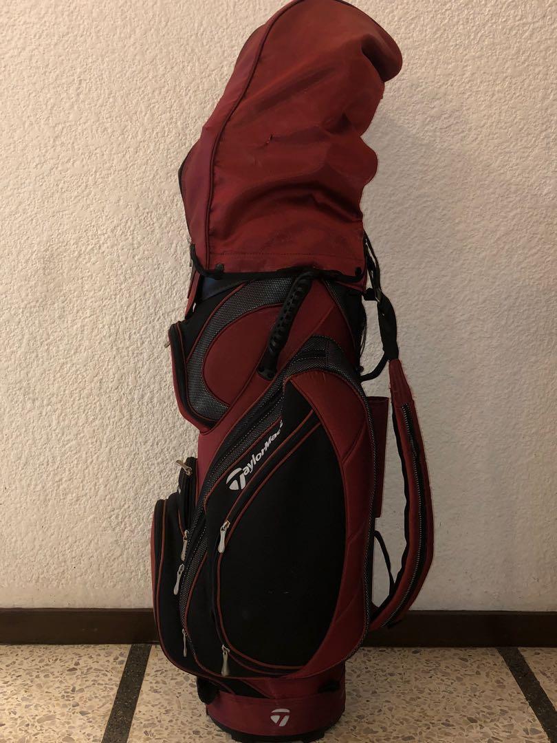 Taylormade Golf Cart Bag (Category: Golf) located in Taguig. Submitted by geepee21 (Listing ID 1137112770, Image 2). Description: Used Golf Cart Bag 6 slots Has some flaws 6.5/10 condition .