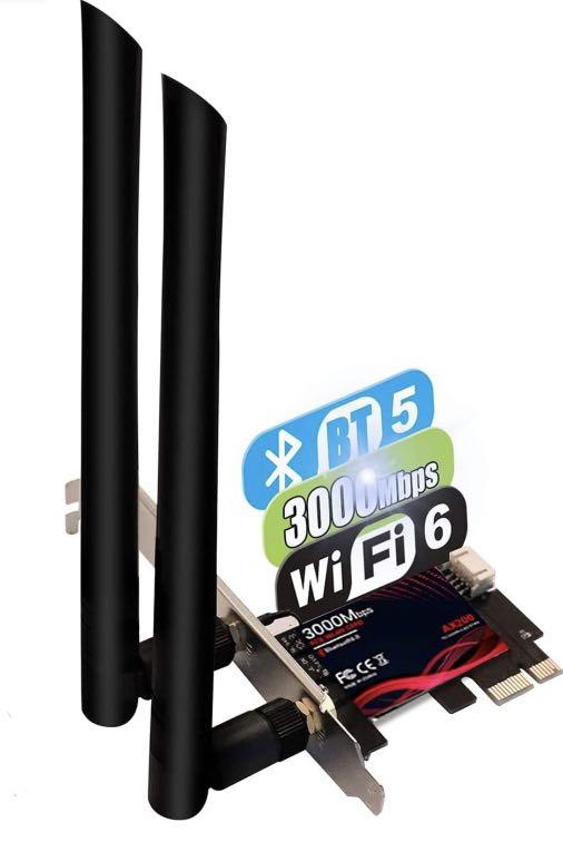 TEROW ROW076 WiFi 6 PCIe WiFi Card 3000Mbps Bluetooth 5.0