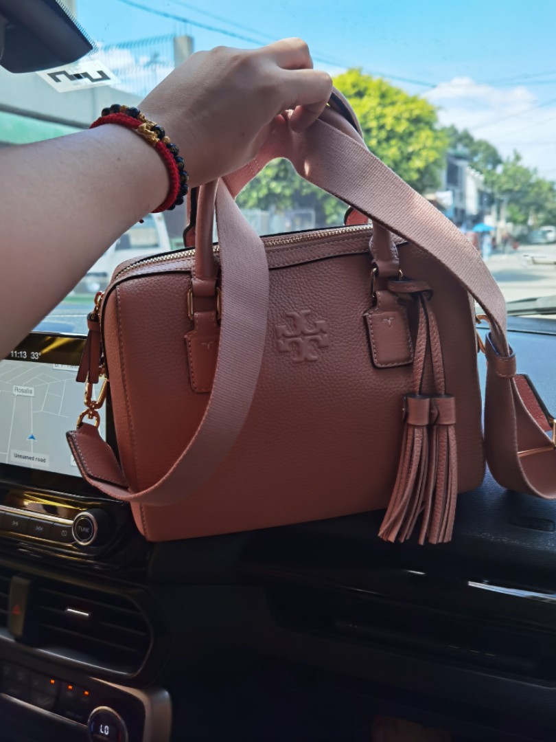 TORY THEA WEB SATCHEL DUFFLE XBODY (2 STRAPS INCLUDED), Luxury, Bags &  Wallets on Carousell