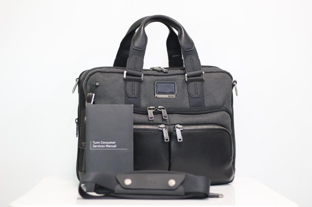 Tumi 232640GT3 Alpha Bravo Albany Slim Brief Graphite 13