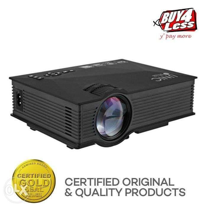 UC46-BLK PORTABLE LED MINI POCKET PROJECTOR (Category: Projectors) located in Makati City. Submitted by buy4lesscomph (Listing ID 1137163558, Image 1). Description: Item Code: UC46-BLK SALE PRICE: P1,499.00 Product details of Unic UC46 Portable LED Projector Full HD 1080P Cinema Theater PC/LAPTOP 1200 LUMENS 2.4G WIFI VGA/USB/SD/AV/HDMI Input Wireless WIFI Mini Pocket Projector(Black) Support 2.4G wifi-To avoid the trouble of wiring Brightness hi