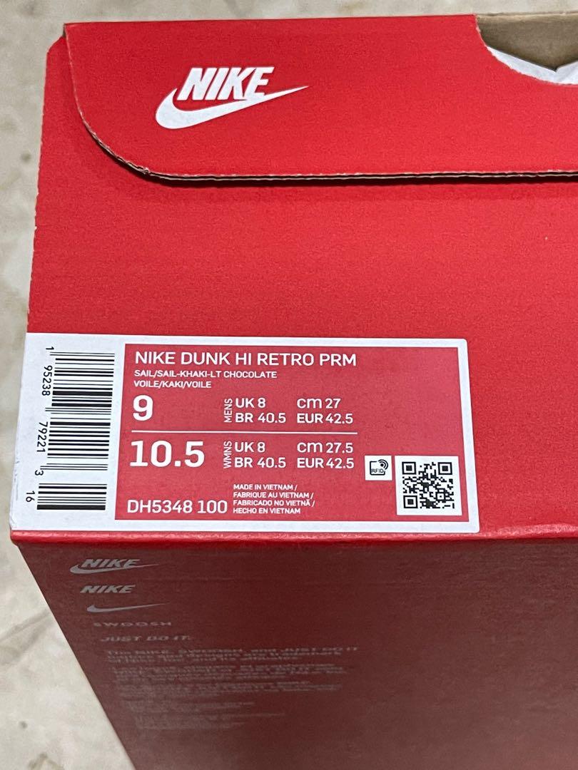 US9 Nike Dunk High Light Chocolate, Men's Fashion, Footwear, Sneakers on  Carousell