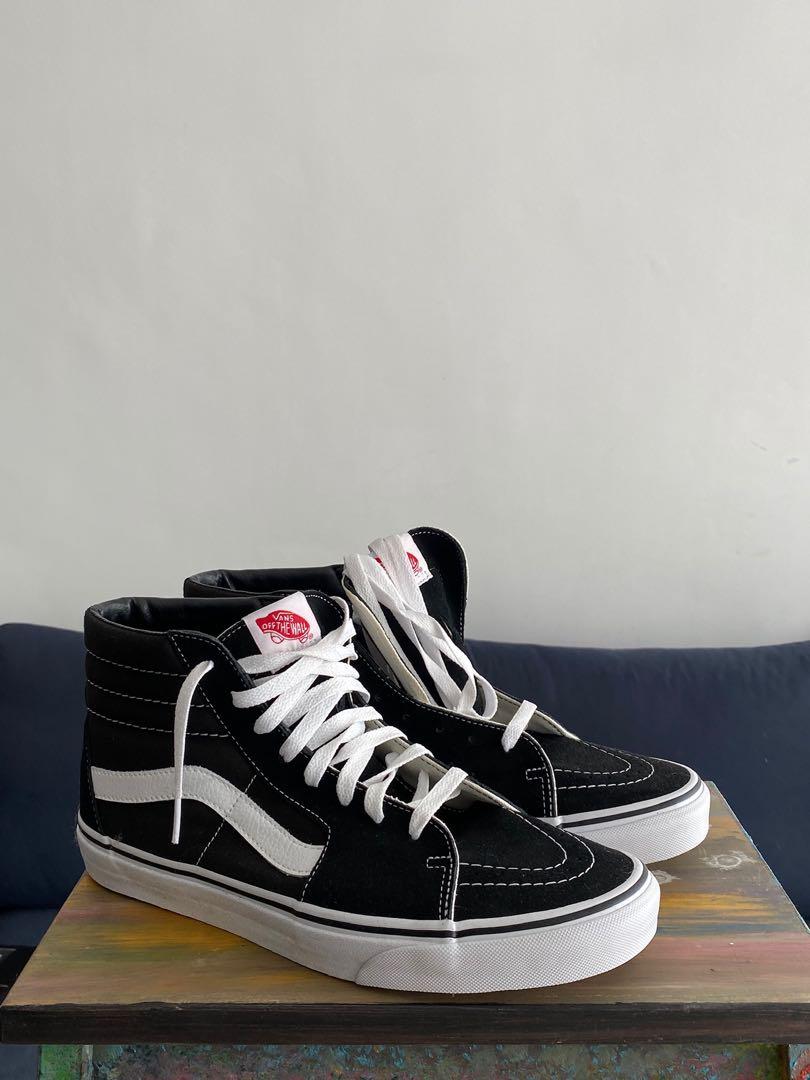 Vans Old Skool hi top Men s Fashion Footwear Sneakers on Carousell