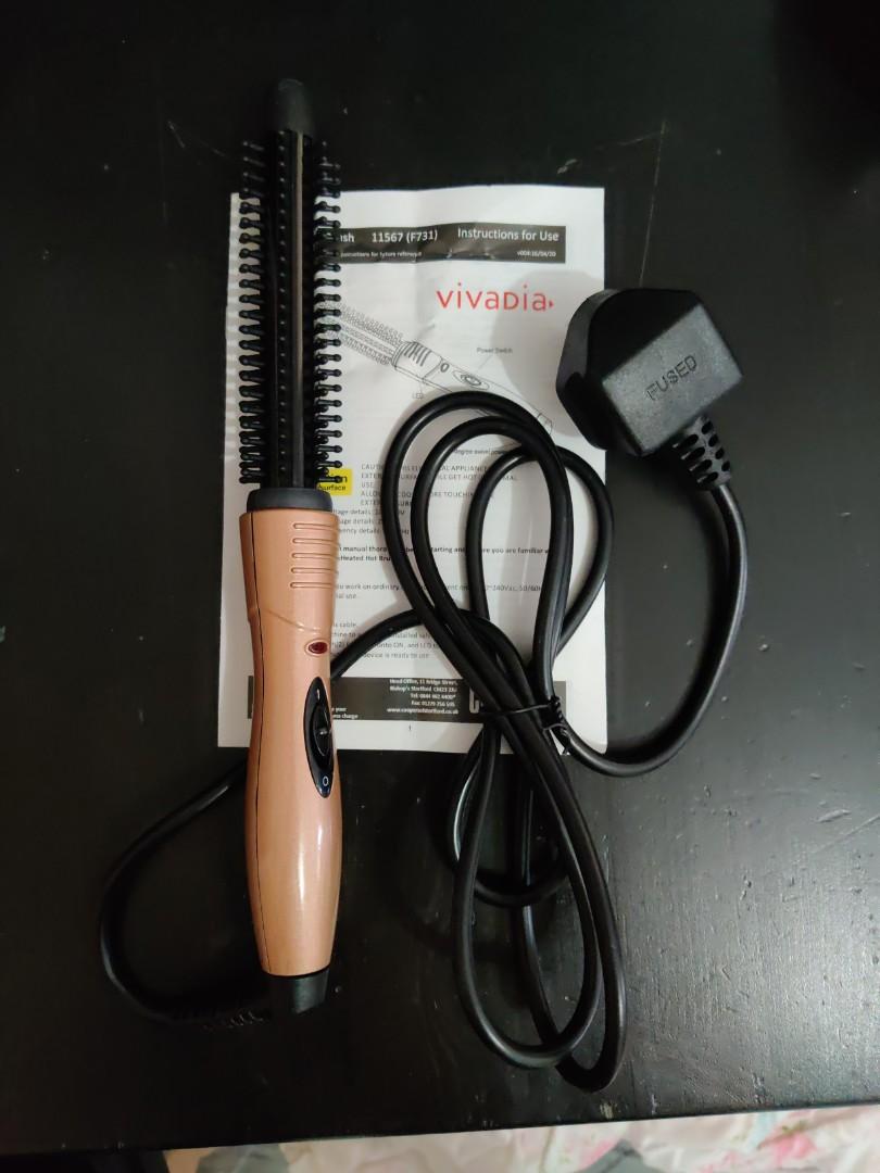 Vivadia heated hot brush, Beauty & Personal Care, Hair on Carousell
