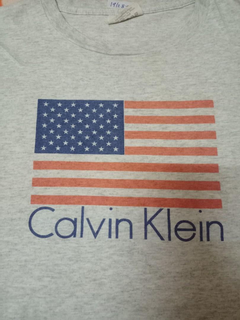 vtg calvin klein flag usa
