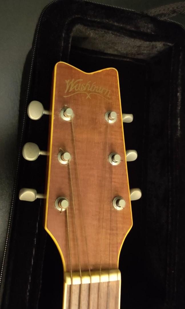 Washburn D20 acoustic guitar, Hobbies & Toys, Music & Media, Musical