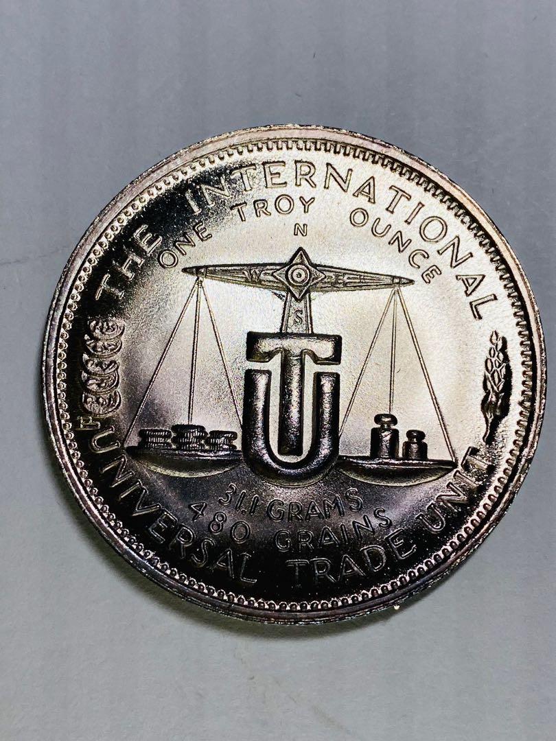 World Trade Standard 1 Troy Ounce (Category: Currency) located in Oroquieta. Submitted by conmarmalmis (Listing ID 1137089134, Image 3). Description: One Troy ounce pure .999 fine silver World Trade Standard silver coin featuring assayed balance scale reverse design. In mint condition! I have 2 coins, selling each at 5,000 pesos. Thanks for looking..