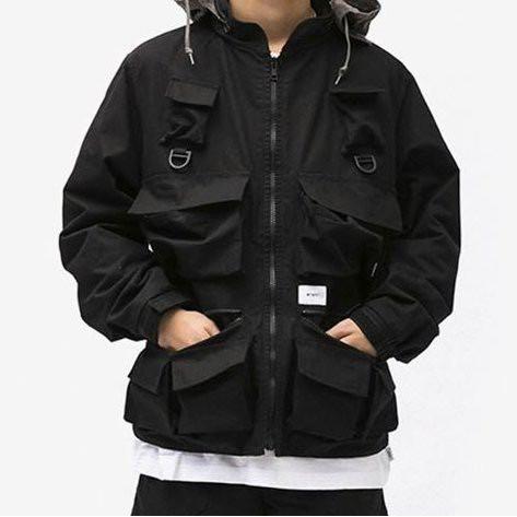 現貨WTAPS 19SS MODULAR JACKET 黑色外套口袋日潮工裝休閒時尚Cityboy