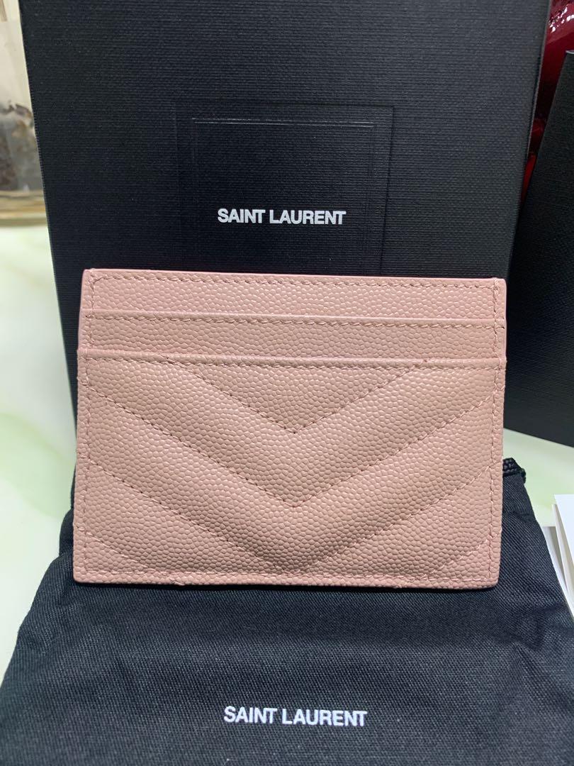 Hot pink on sale ysl card holder