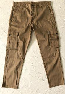 Zara Brown Cargo Pocket Pants Size 34