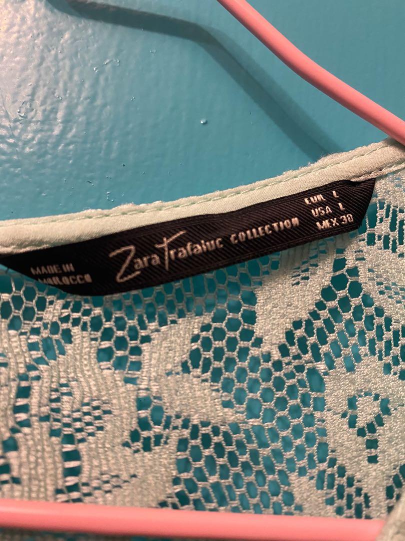 Zara mint green dress (Category: Dresses) located in Angeles City. Submitted by ktan16 (Listing ID 1137125543, Image 2). Description: All items are pre-loved and fixed price (plus shipping). Feel free to message me for more details. Thanks! Fits medium to large. .