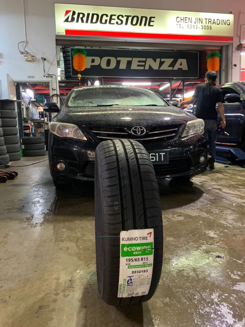 Kumho ES31 XL Sommerreifen - 195/65R15 95T Kraftstoffeffizienz B