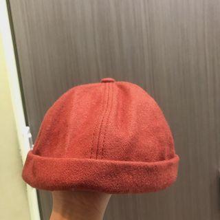 磚紅 羊毛水兵帽