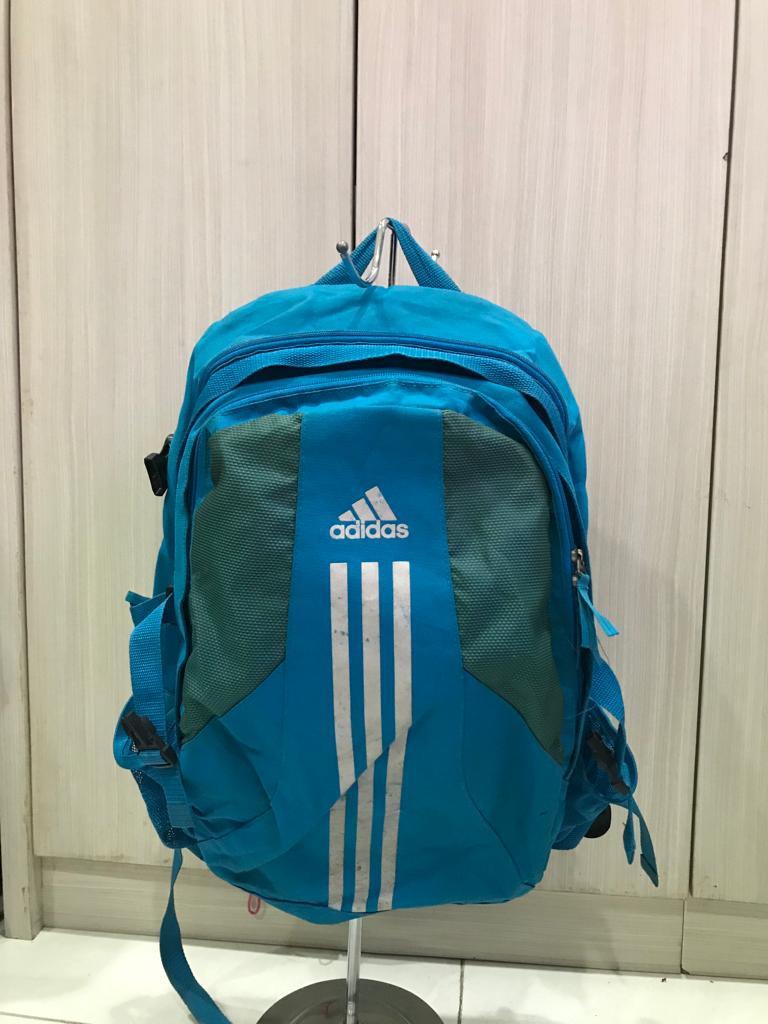 turquoise adidas backpack