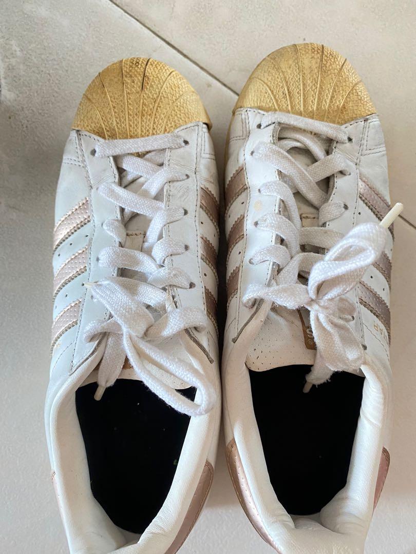 Adidas Superstar Rose Gold. YELLOWED Women s Fashion Footwear