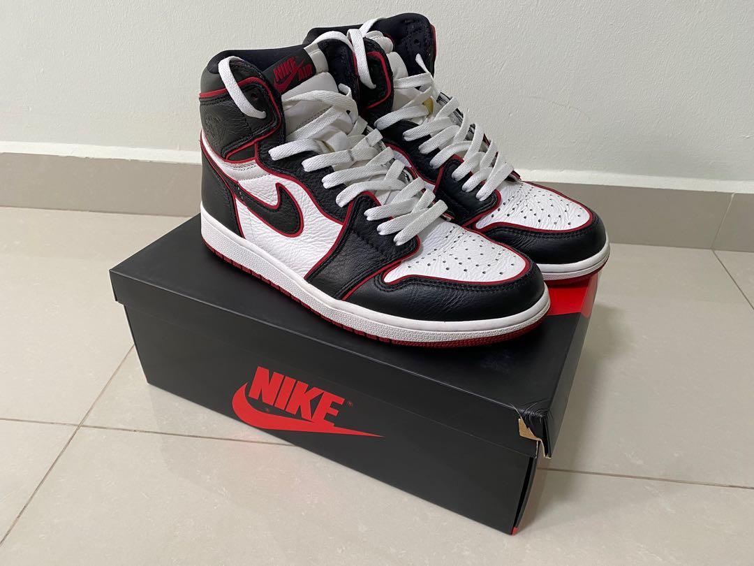 Air Jordan 1 Bloodline, Men's Fashion, Footwear, Sneakers on Carousell
