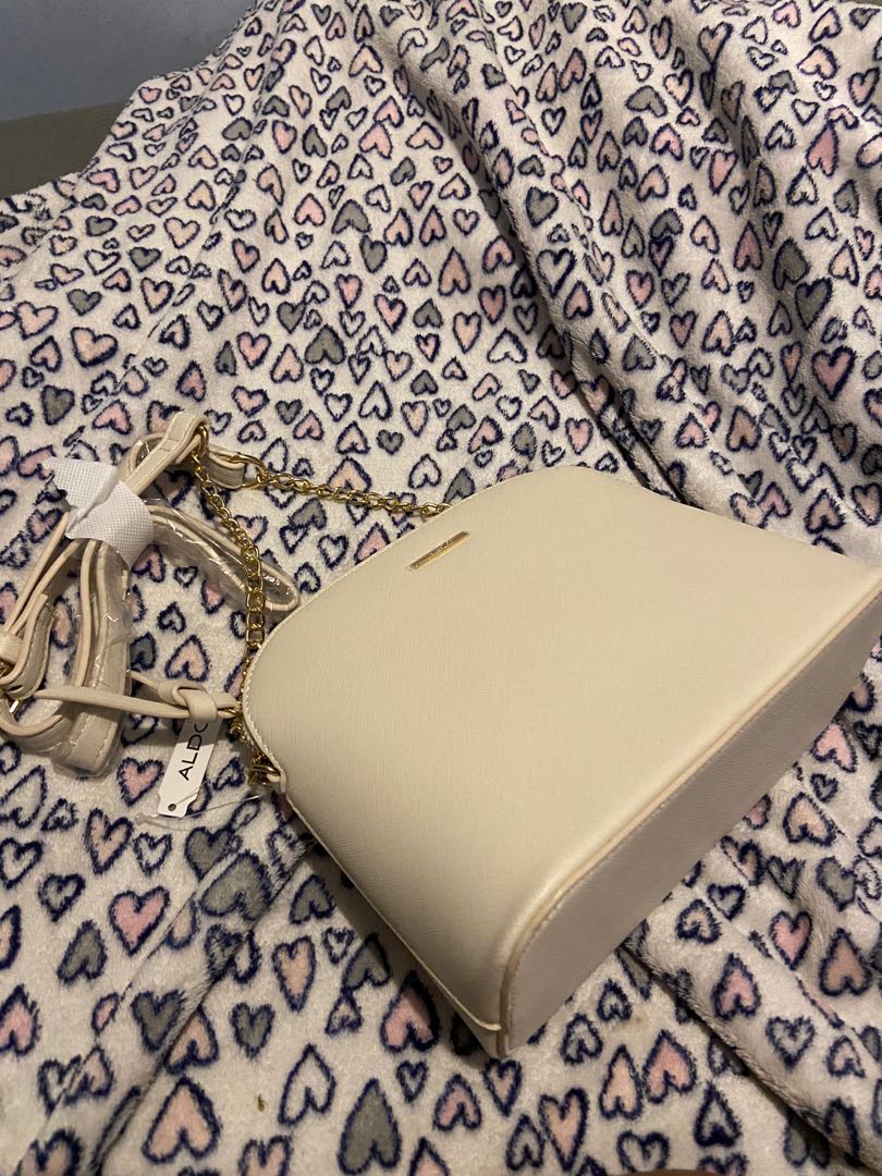 Aldo Sling Bag (White), Luxury, Bags & Wallets on Carousell