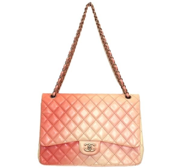 Chanel Classic Double Flap Bag Quilted Ombre Lambskin 1841806