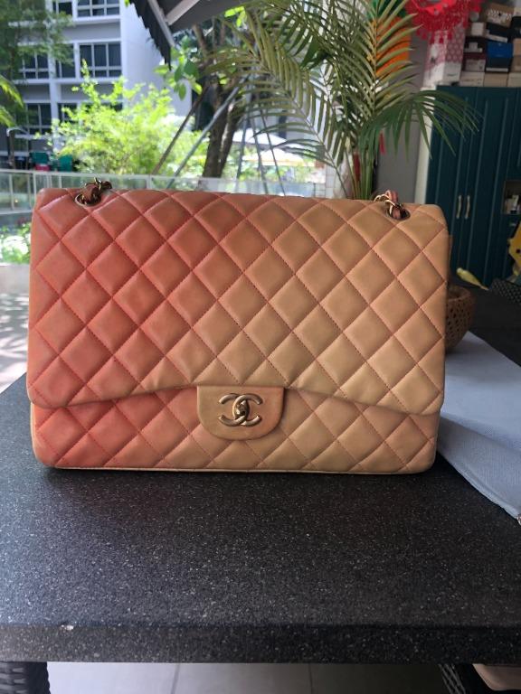 chanel ombre flap bag