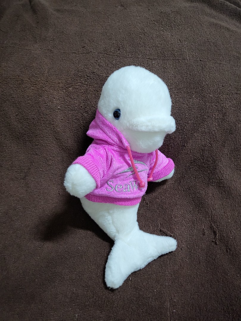 Beluga whale cheap stuffed animal seaworld