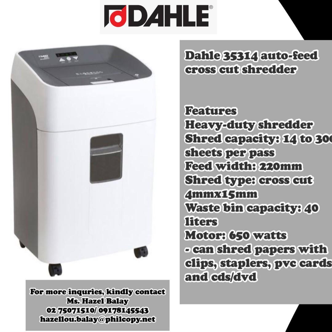 Autofeed paper shredder heavy duty, Computers & Tech, Office