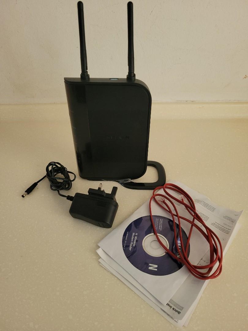 Belkin N wireless Modem Router, Computers & Tech, Parts & Accessories ...