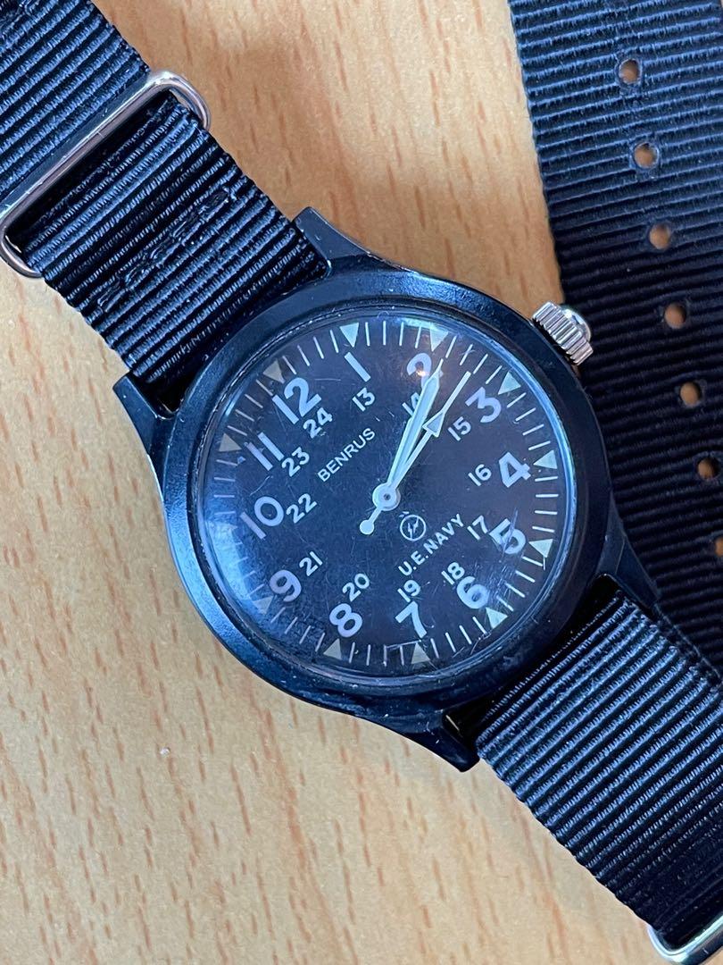 Vintage benrus military watch shop
