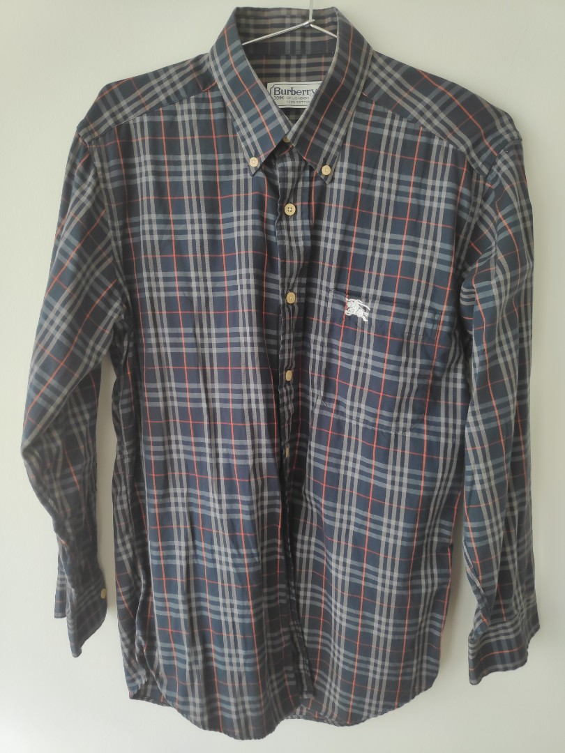 Blueberry burberry hot sale button up