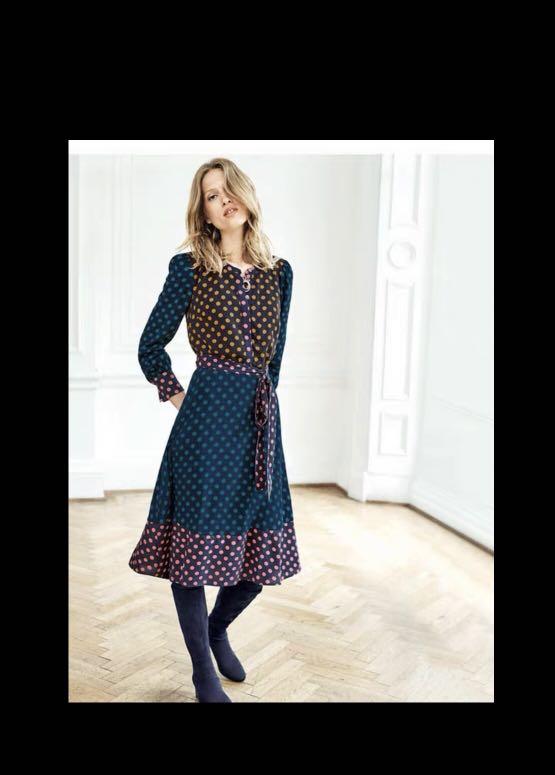 Boden Polka Dot Dress Women s Fashion Dresses Sets Dresses on Carousell