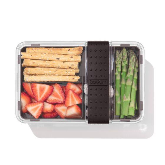 Bodum Bistro Lunchbox (Category: Food Organization & Storage) located in Mandaluyong City. Submitted by frances.frances4 (Listing ID 1137394721, Image 2). Description: About the Bistro Lunch Box with Cutlery Liven up lunchtimes while keeping your favorite foods fresh and tasty with the Bistro lunch box with cutlery. This eco-friendly lunch box is designed to make meals and snacks more enjoyable, whether you’re on the move or lunching at your desk